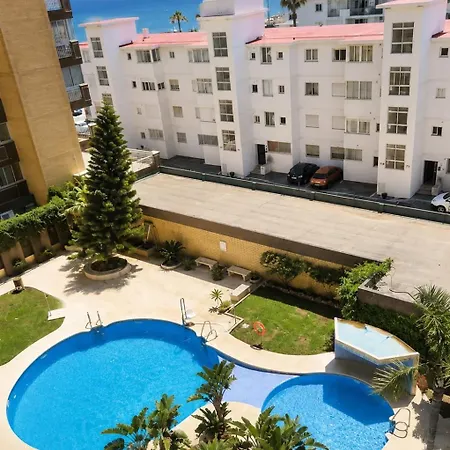 Sea View With Pool On The Paseo Maritimo, 4 Guests *